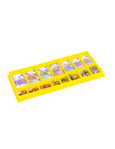 Permet de trier, compter et manipuler la monnaie en euros dès 3 ans