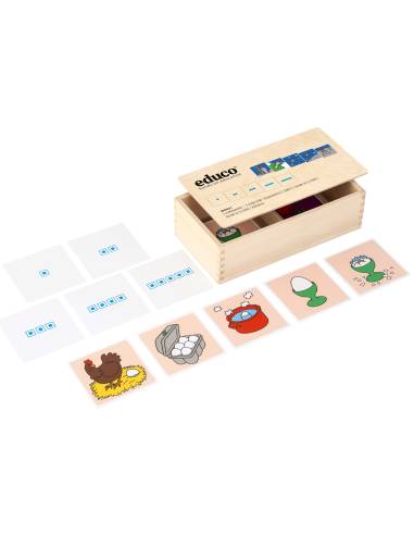 Jeu visuel pour développer la logique et le récit dès 4 ans