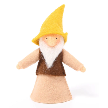 Grand gnome au chapeau jaune - Collection automne 2023