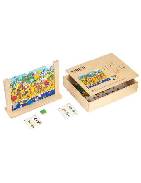 Support visuel stimulant pour favoriser les échanges entre enfants