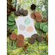 Forest play scenery stones
