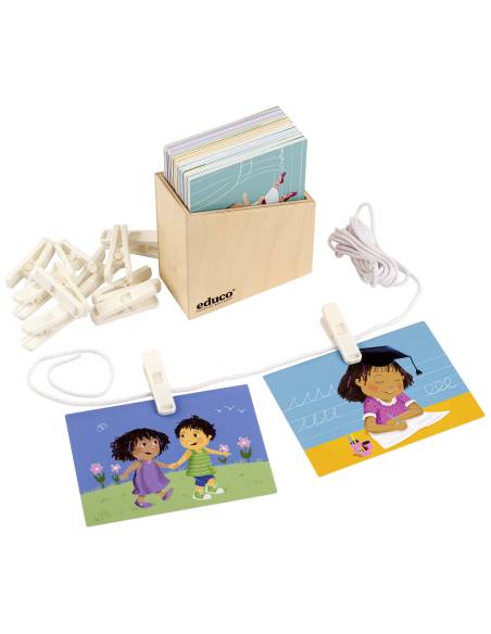 Images séquentielles du rythme quotidien pour enfants