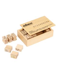 Tampons des chiffres 0 à 9 en contours