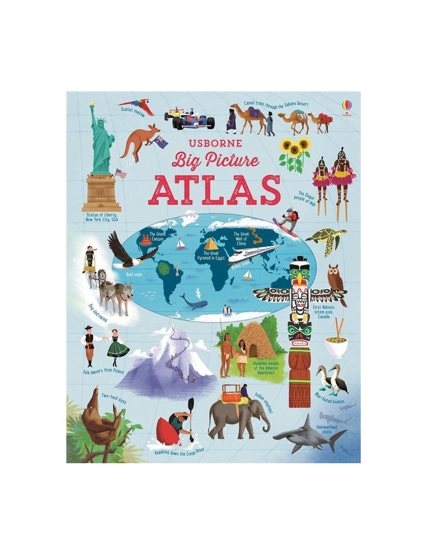 Big picture Atlas - Usborne : édition en anglais