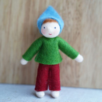 Enfant elfe au chapeau bleu - Collection hiver 2023