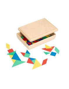 Tangram éducatif en Re-Wood® de 60 pièces