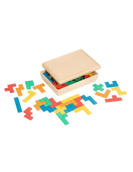 Coffret de 60 pentominos en Re-Wood® avec boîte
