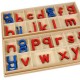 Petit alphabet mobile script bois