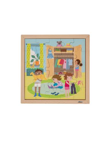 puzzle éducatif s’habiller Montessori