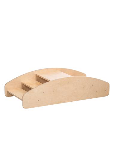 Pont en bois inspiré Pikler pour motricité libre