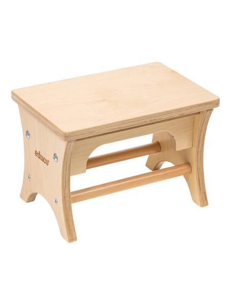 Tabouret en bois pour enfants, assise stable