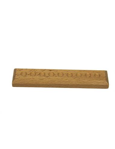 Support Montessori en bois pour 9 perles