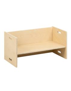 Banc cube en bois 72 x 36 cm