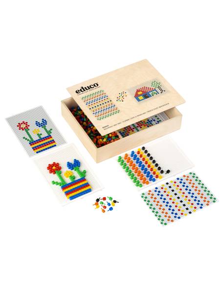 Jeu de mosaïque avec chevilles d’encastrement 10 mm