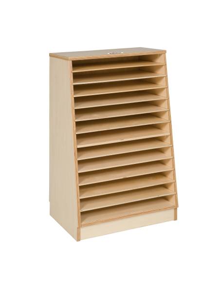 Meuble de rangement universel en bois pour puzzles Montessori