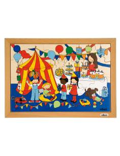 Puzzle en bois anniversaire 24 pièces
