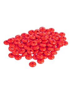 Perles rouges Montessori pour activités de comptage