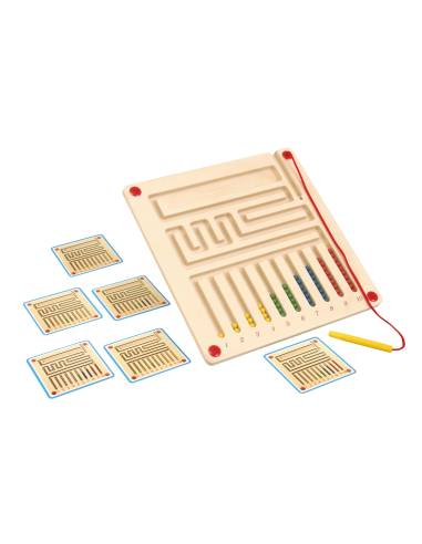 Tableau de motricité fine magnétique pour apprendre les nombres