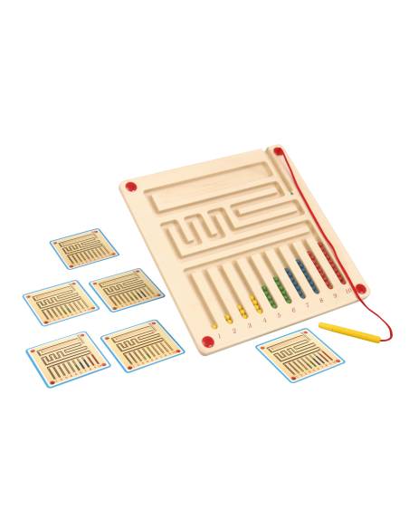 Tableau de motricité fine magnétique pour apprendre les nombres