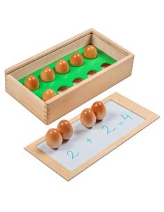 Jeu éducatif Œufs à compter magnétiques