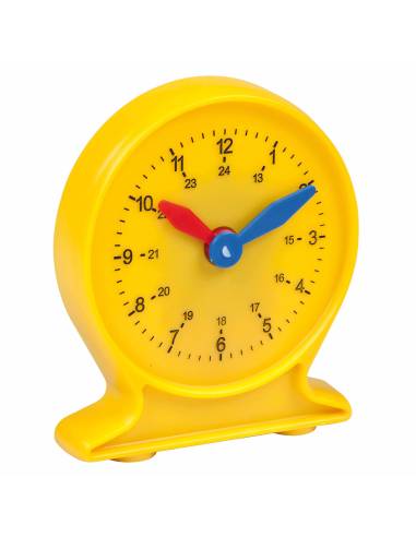 Horloge synchrone 24h pour apprentissage du temps