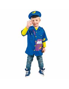 Déguisement de facteur pour enfant de 3 à 6 ans avec casquette – jeu de rôle éducatif