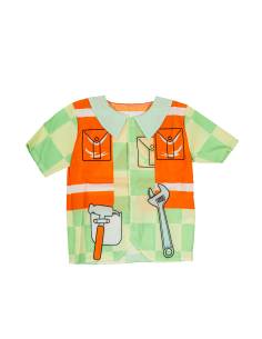 Costume de constructeur pour enfants, idéal pour le jeu d’imitation et la découverte des métiers