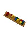 Puzzle des 4 formes fractionnées