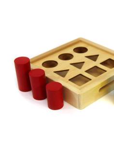 blocs géométriques en bois pour bébé 2