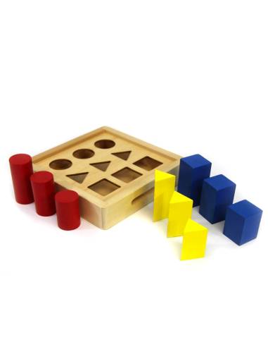 Blocs en bois colorés pour stimuler les sens de bébé dès 10 mois