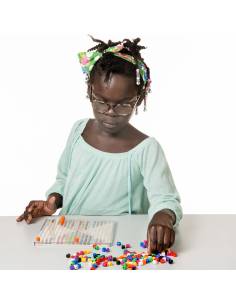 Jeu éducatif de constructions avec perles colorées 2