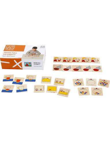 jeu pour apprendre à comparer les volumes