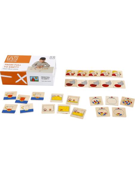 jeu pour apprendre à comparer les volumes