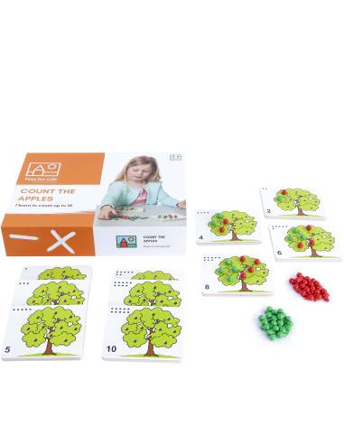 Jeu du Pommier – Numération jusqu’à 10 Montessori