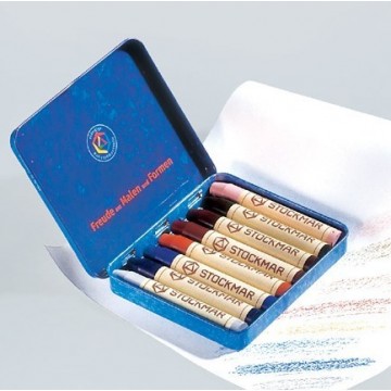 8 crayons de cire Stockmar : couleurs complémentaires