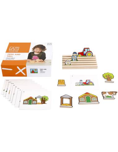 Jeu éducatif raconter une histoire et développer le vocabulaire