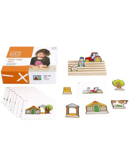 Jeu éducatif raconter une histoire et développer le vocabulaire