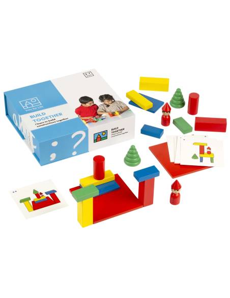 jeu collaboratif en bois pour développer les compétences sociales