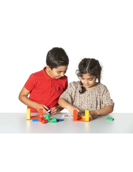 Construire ensemble – jeu en bois pour apprendre à coopérer