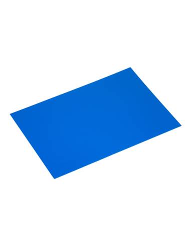 Sous-main bleu en polypropylène 19 x 33 cm