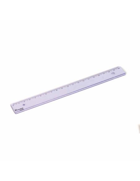Règle plate transparente 20 cm