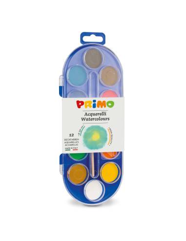 boîte de 12 couleurs à l’eau pour enfant