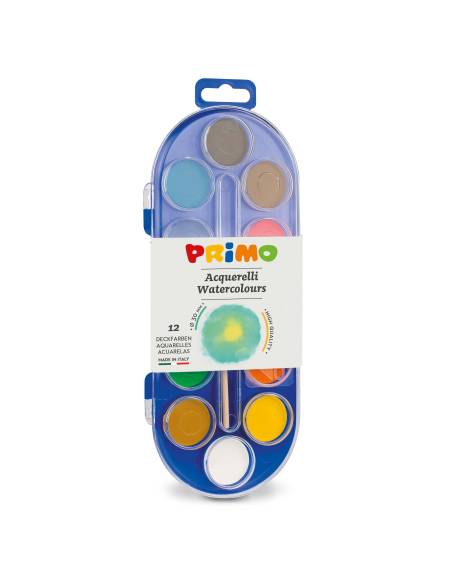 boîte de 12 couleurs à l’eau pour enfant