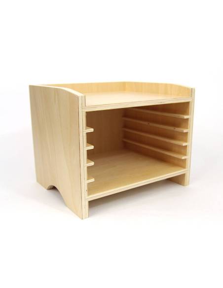 Cabinet pour 5 puzzles (puzzles de botanique ou zoologie)