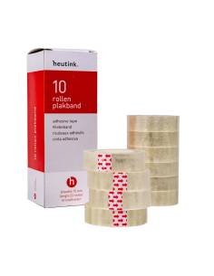 Boîte de 10 rubans adhésifs transparents 15 mm x 33 m