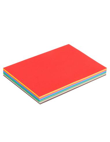 Pack 180 feuilles papier A4 couleurs assorties et blanc 120 g/m²