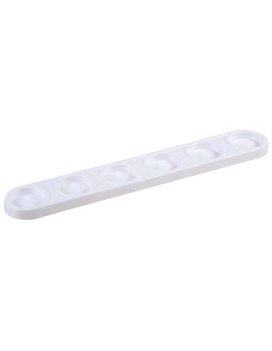 Plateau pour 6 pots à peinture – support stable pour pots anti-débordement 320 ml