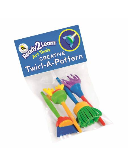 Pinceaux créatifs en mousse pour empreintes et motifs