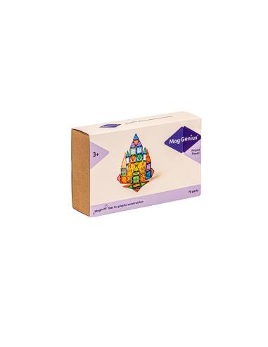 70 blocs magnétiques pastel MagGenius
