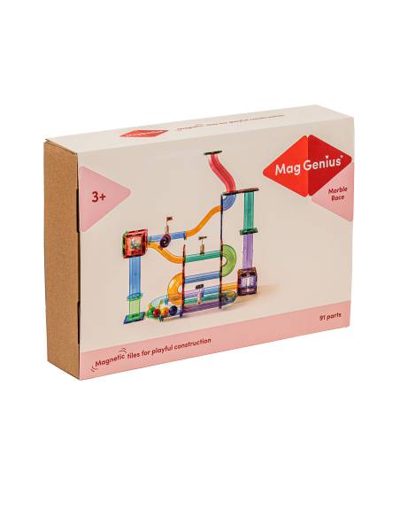 Circuit à billes magnétique MagGenius de 91 pièces